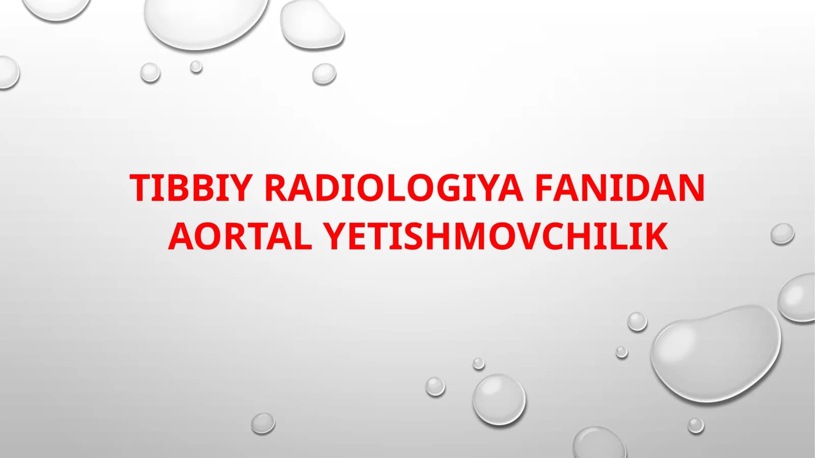 Aortalk klapan yetishmovchiligi