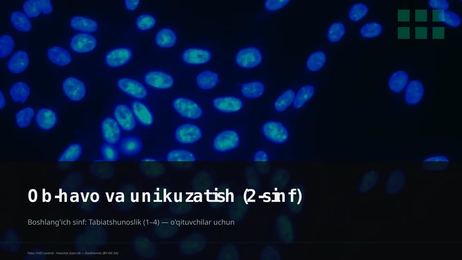 Ob-havo va uni kuzatish (2-sinf)