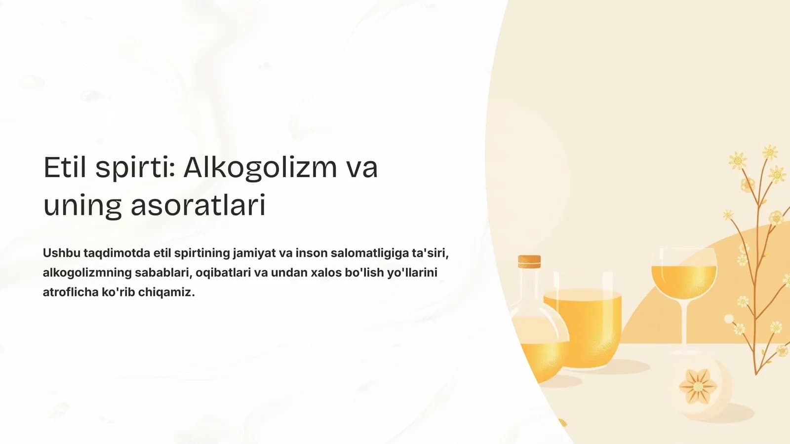 Etil spirti: Alkogolizm va uning asoratlari