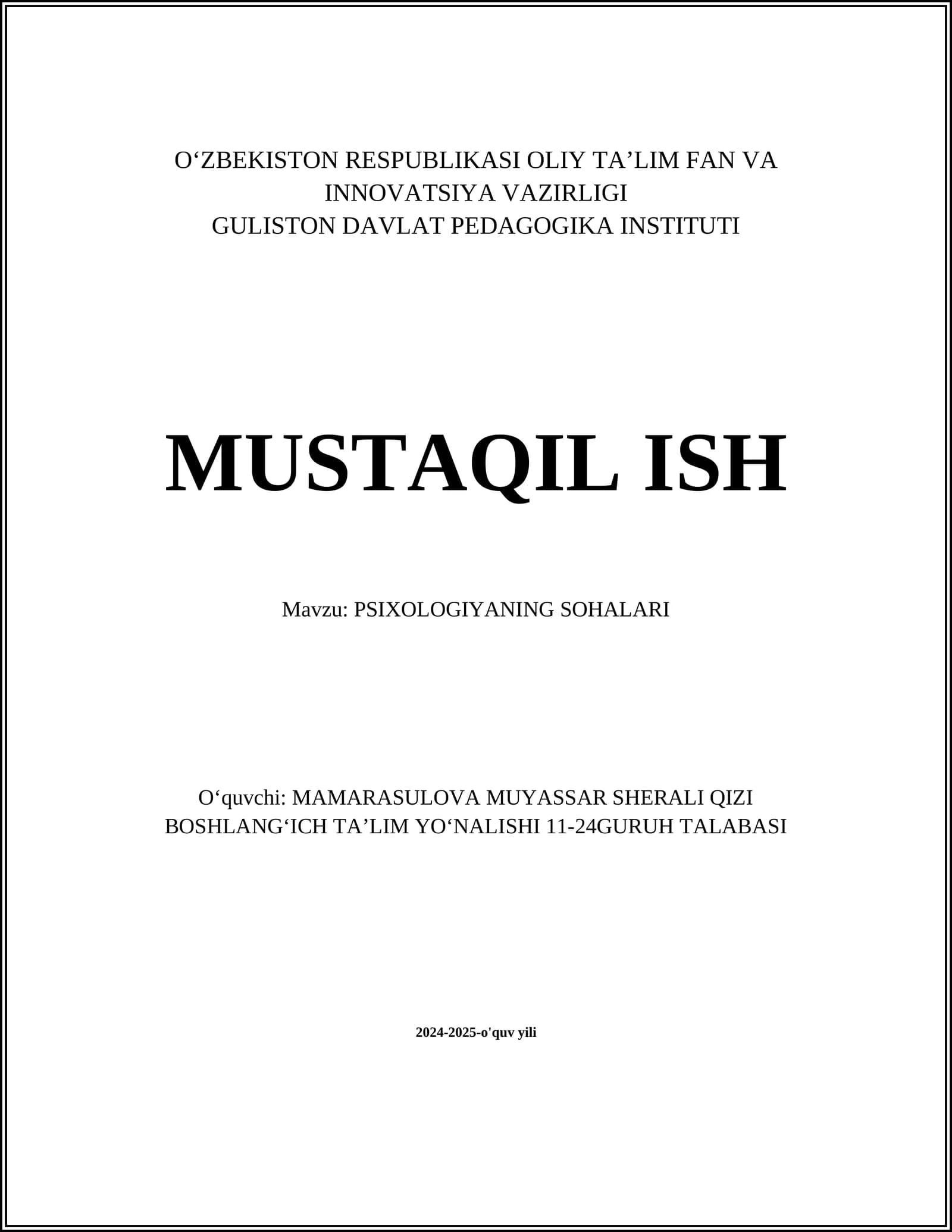 Eksperimental psixologiya