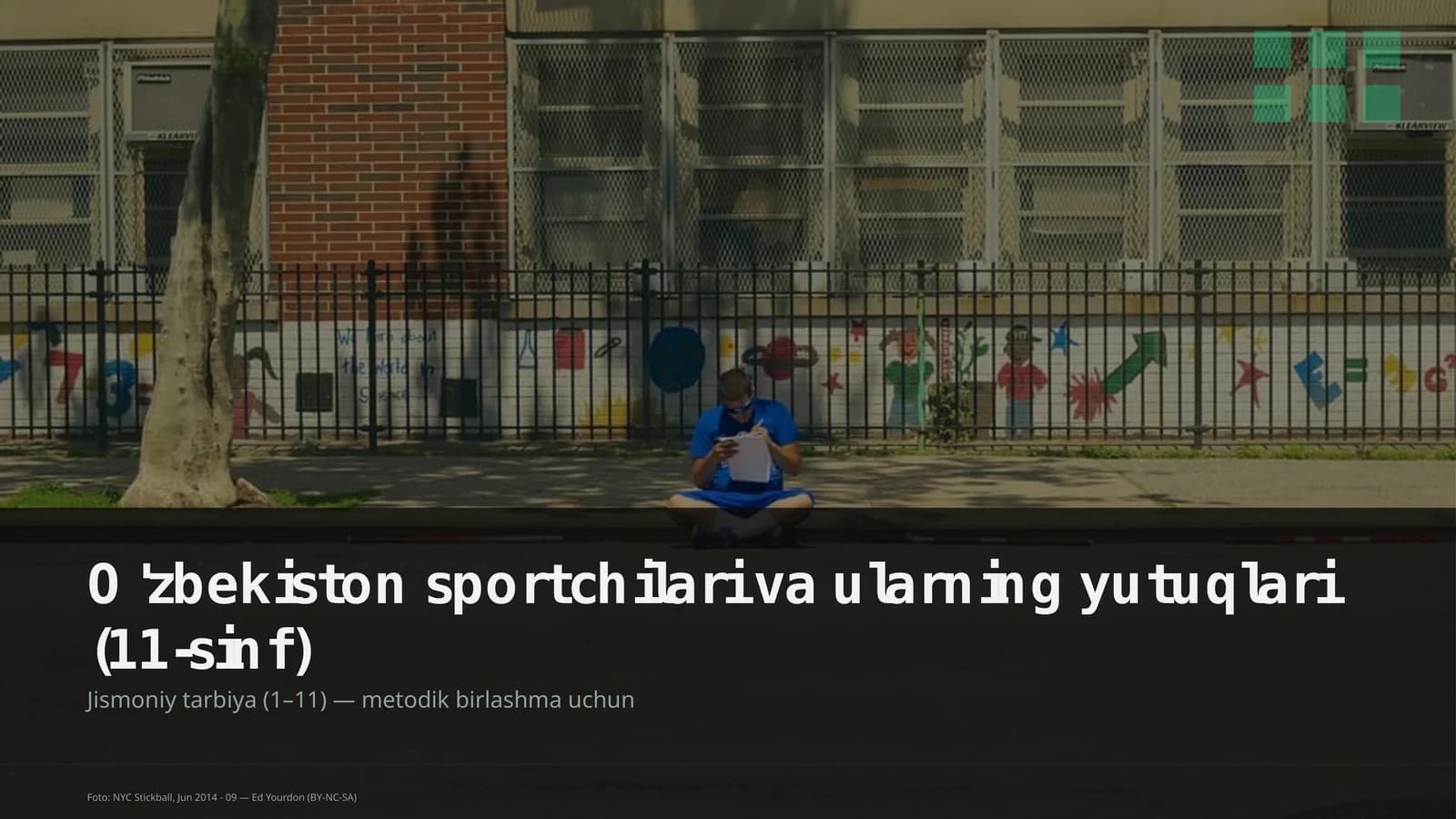O'zbekiston sportchilari va ularning yutuqlari (11-sinf)