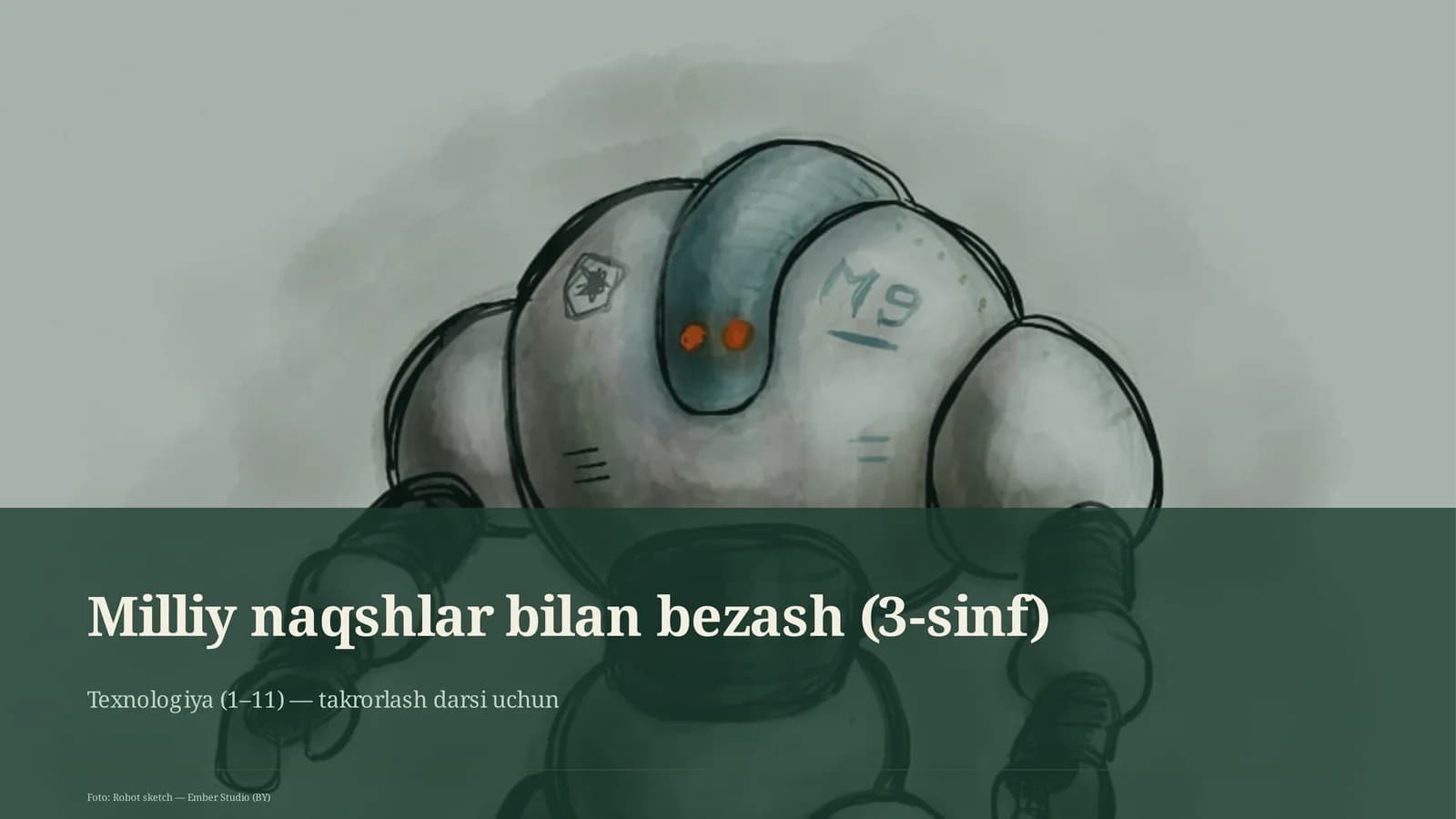 Milliy naqshlar bilan bezash (3-sinf)