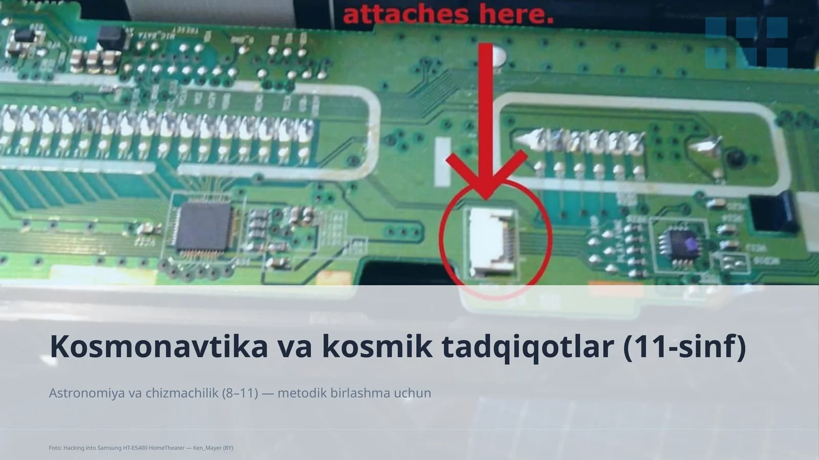 Kosmonavtika va kosmik tadqiqotlar (11-sinf)