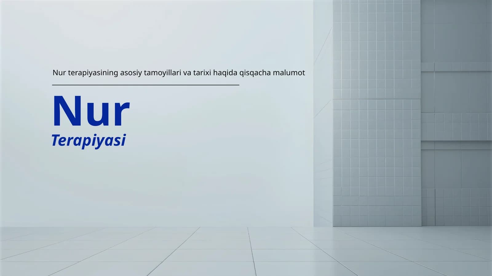 Nur terapiya