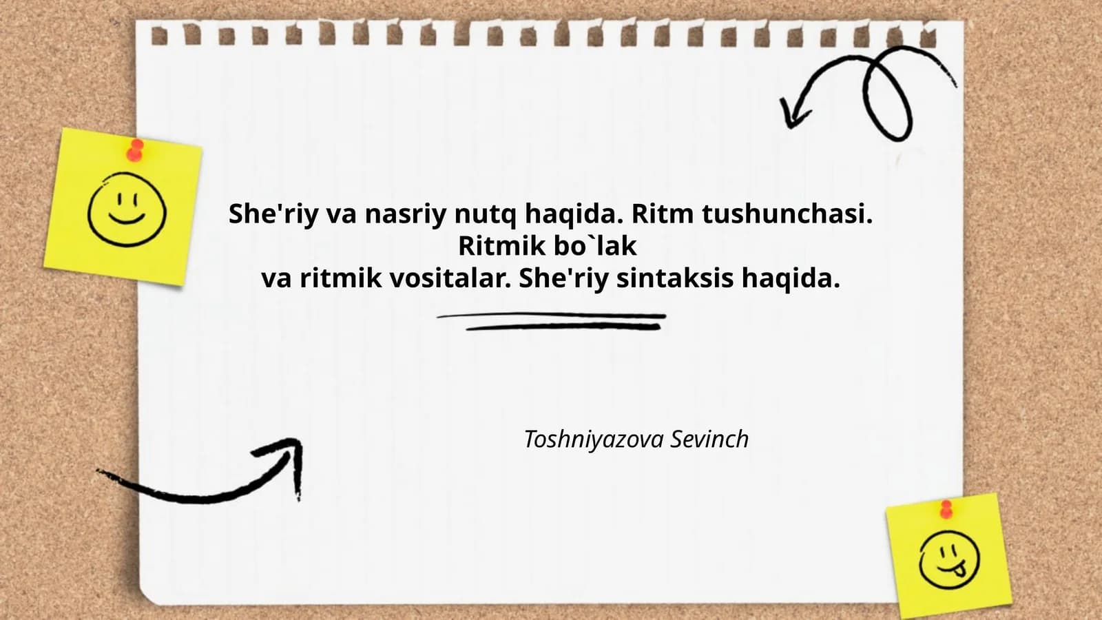Shе'riy va nasriy nutq haqida