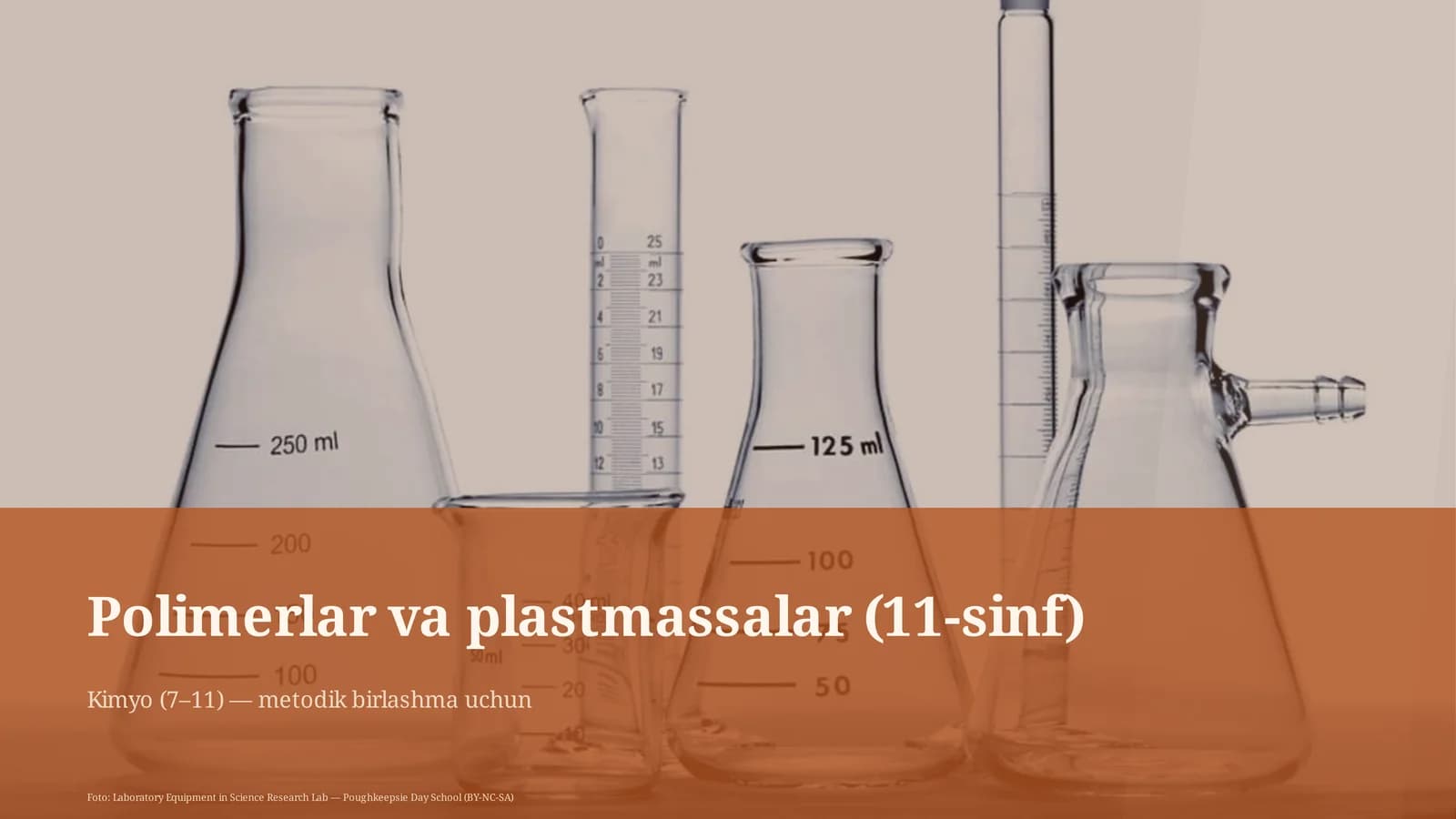 Polimerlar va plastmassalar (11-sinf)
