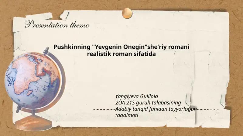Yevgenin Onegin