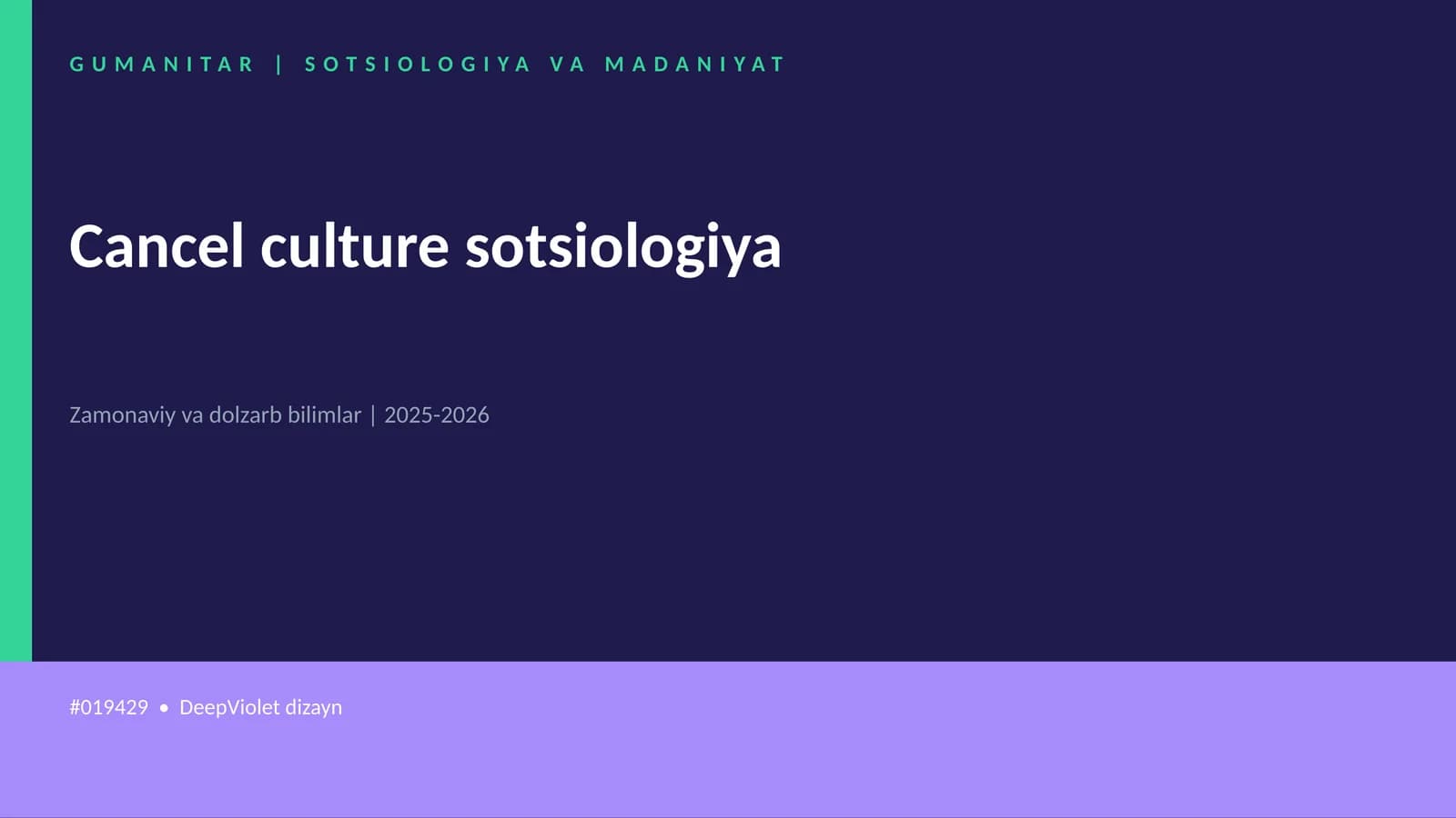 Cancel culture sotsiologiya