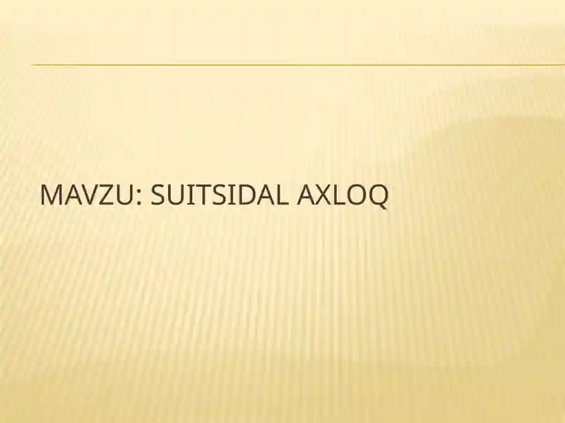 Suitsidalaxloq