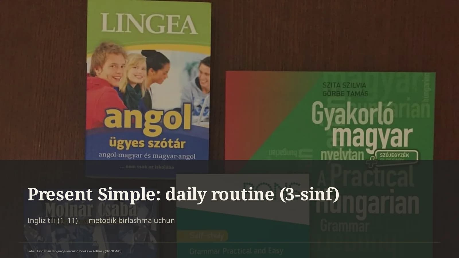 Present Simple: daily routine (3-sinf)