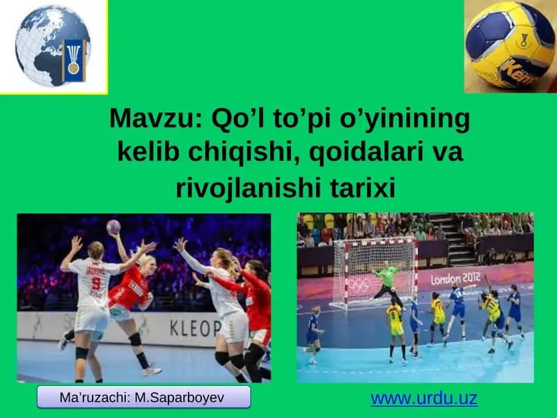 Qo’l to’pio’yininingkеlib chiqishi, qoidalariva rivоjlanishi tarixi