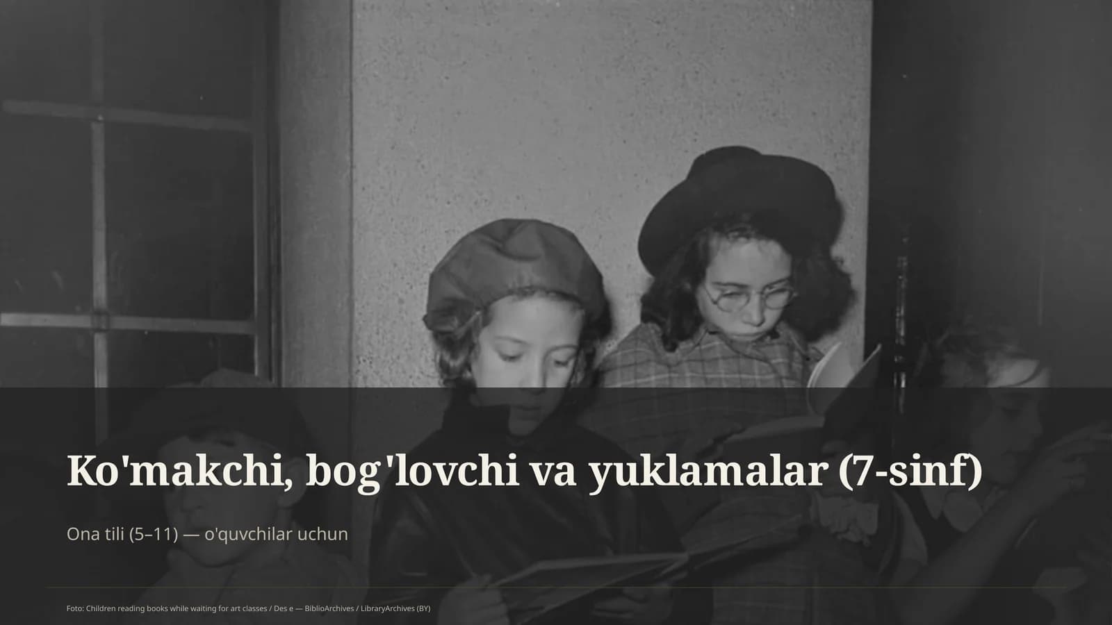 Ona tili (5–11) — o'quvchilar uchun