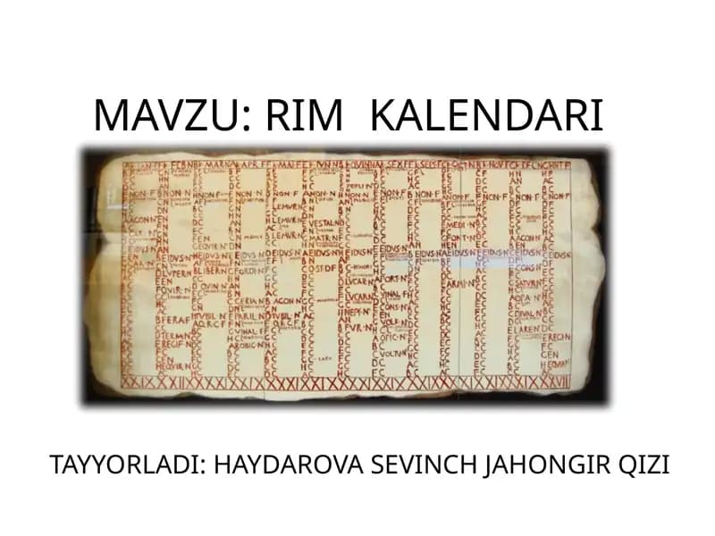RIM KALENDARI