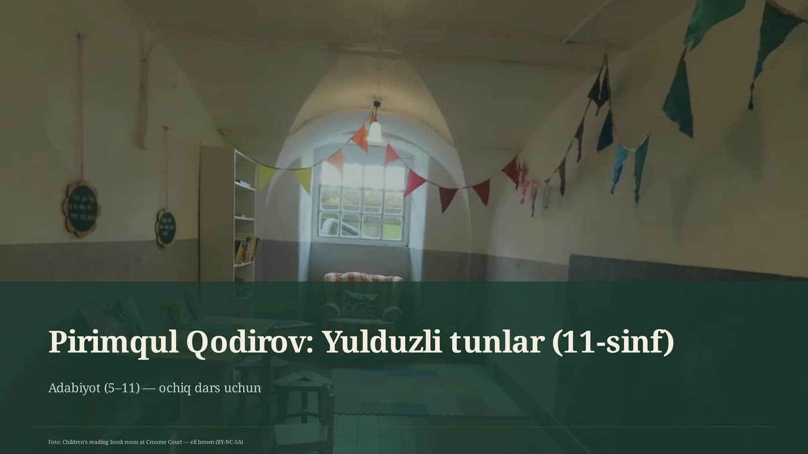 Yulduzli tunlar (11-sinf)