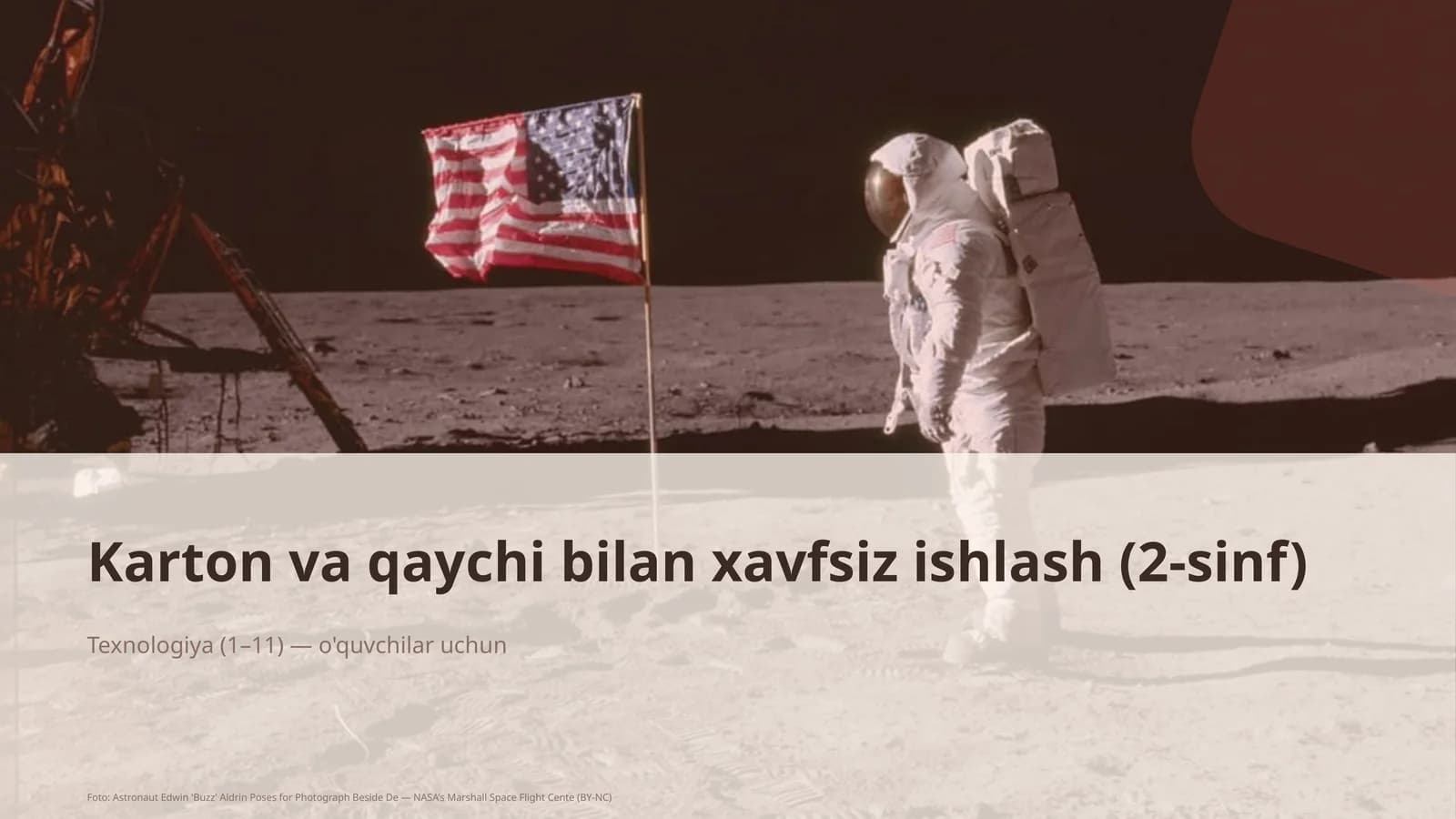 Karton va qaychi bilan xavfsiz ishlash (2-sinf)