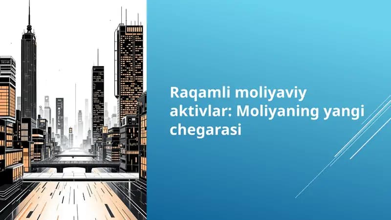 Raqamli moliyaviy aktivlar