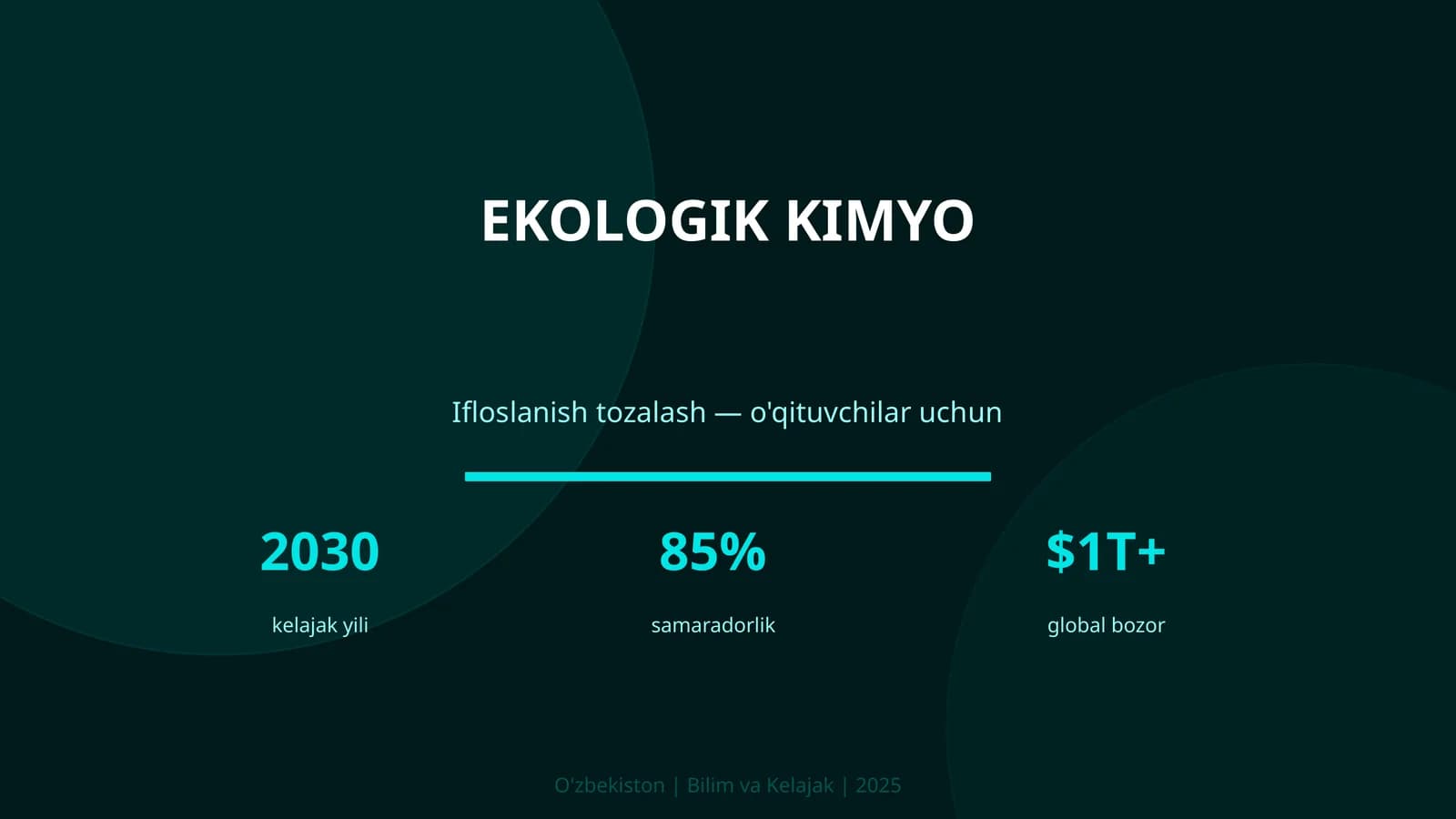 Ekologik kimyo