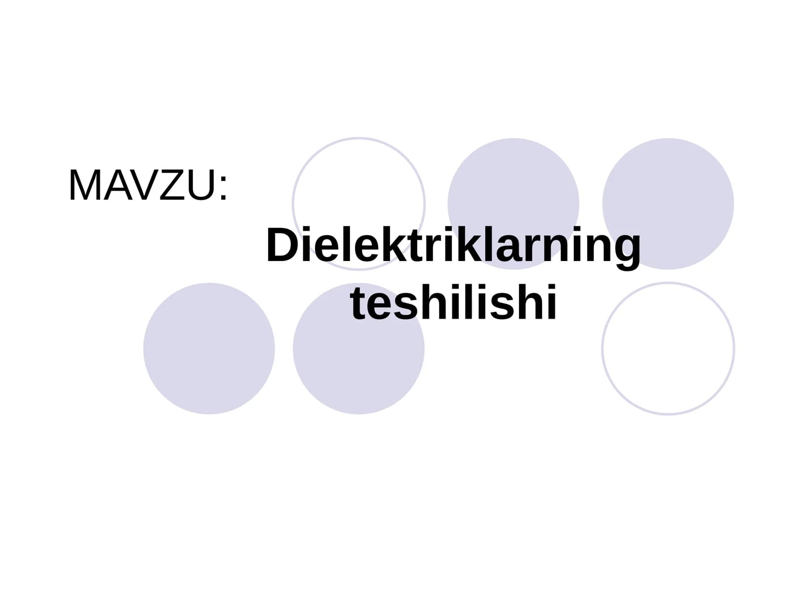 Dielektriklarning teshilishi