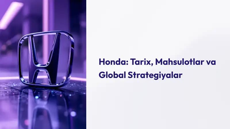 Honda Tashkil Topish Tarixi