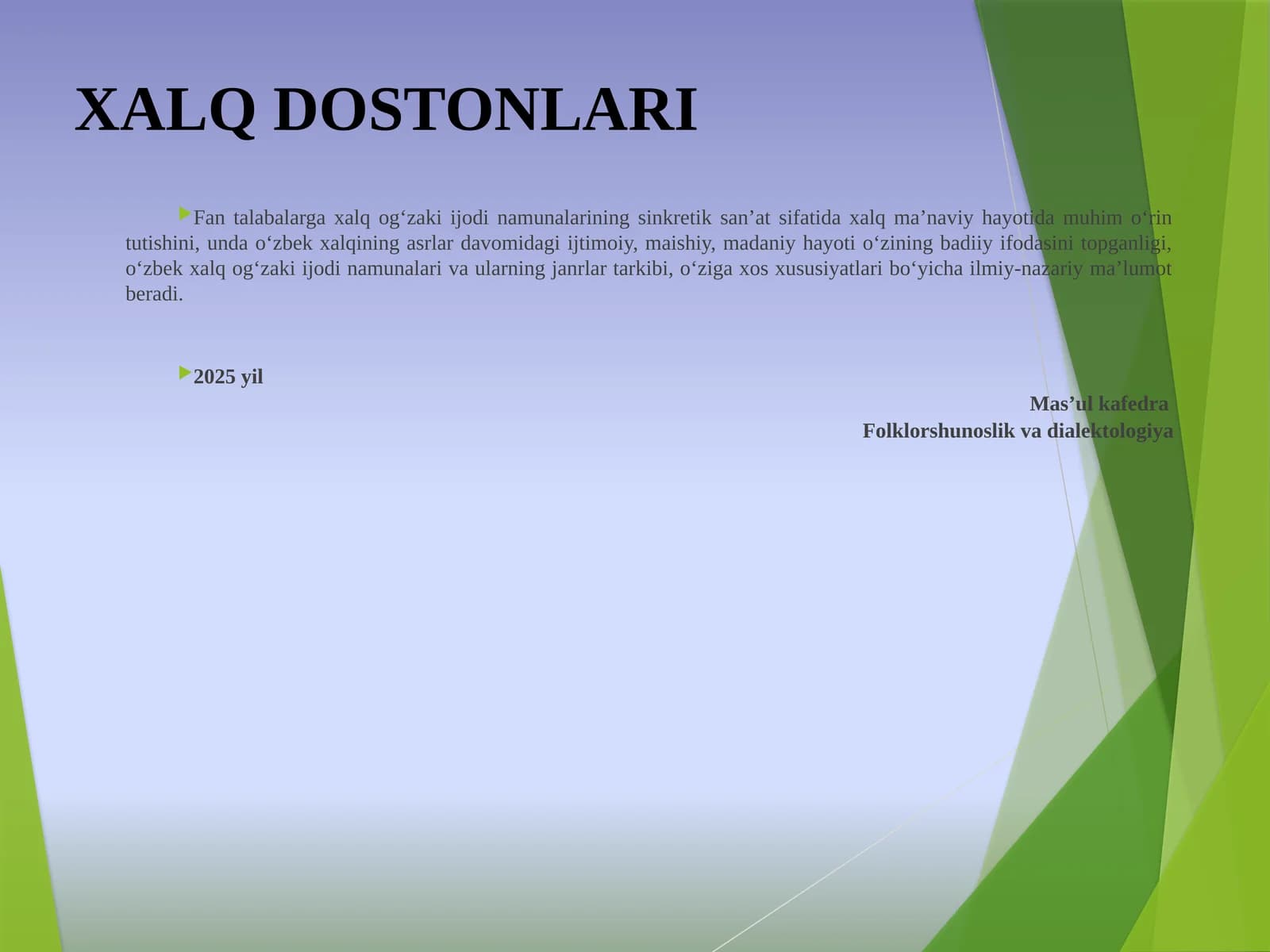 Xalq dostonlari