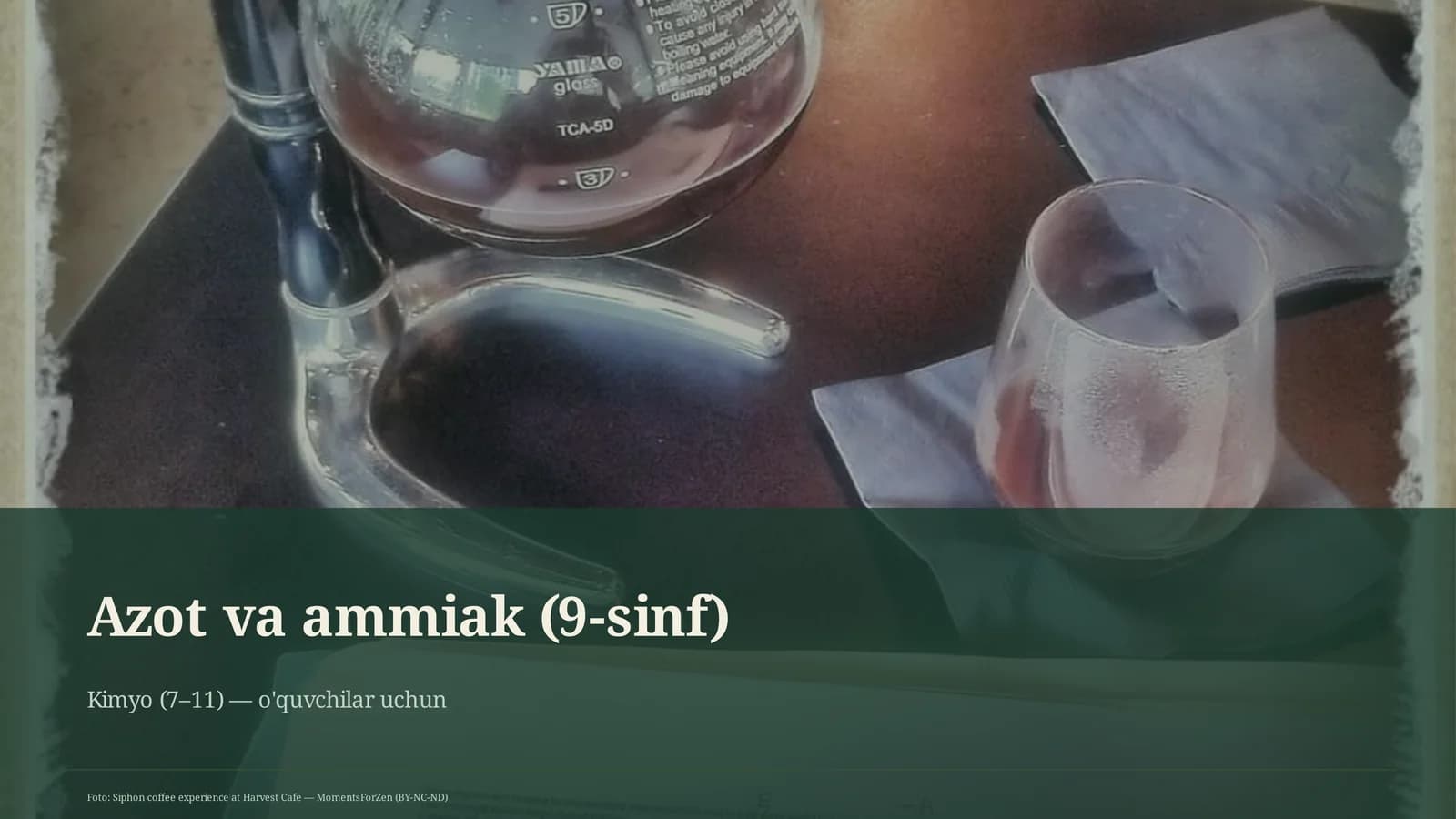 Azot va ammiak (9-sinf)