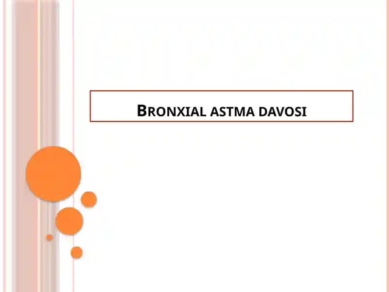 Bronxial astma davosi