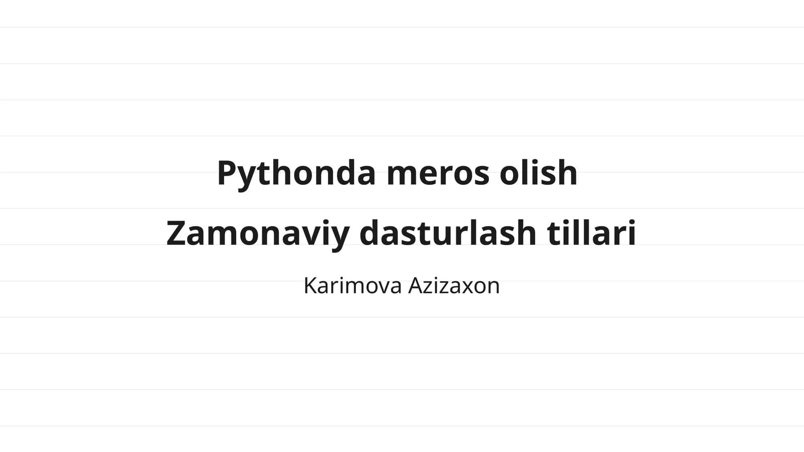 Meros olish