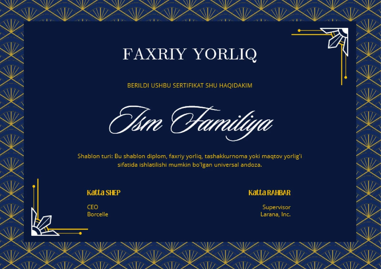 FAXRIY YORLIQ