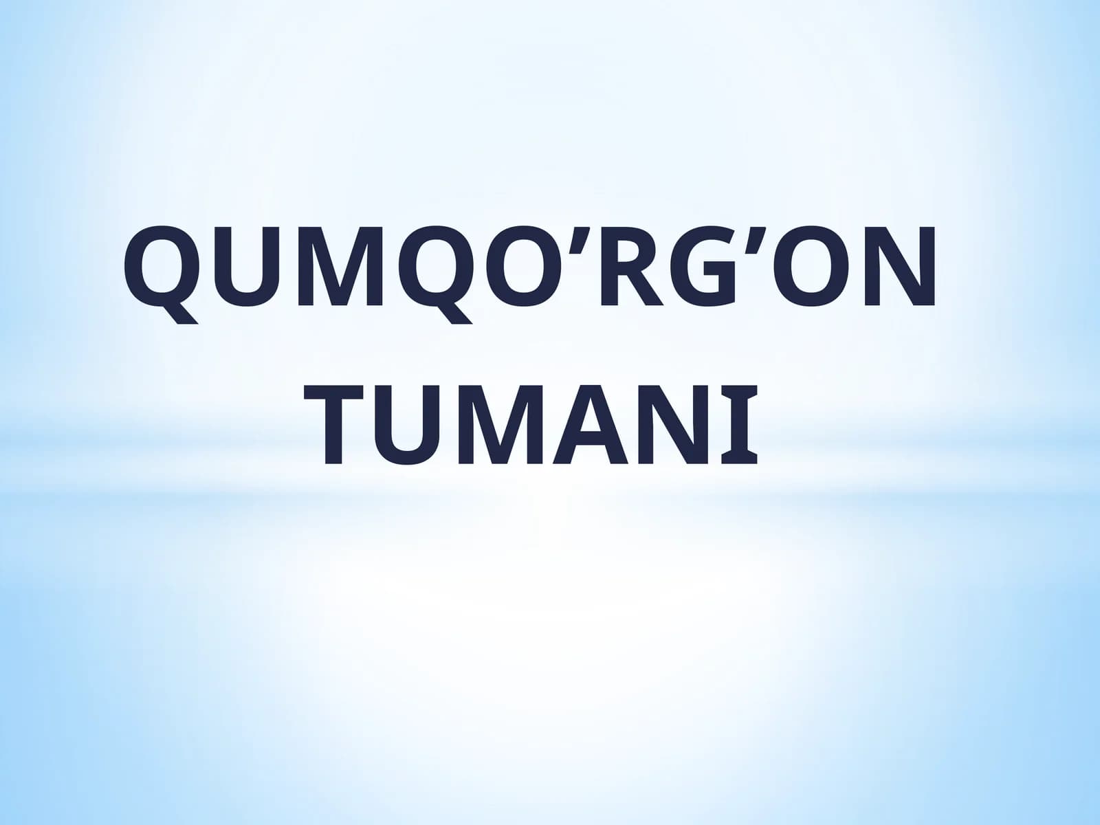 QUMQO’RG’ON
