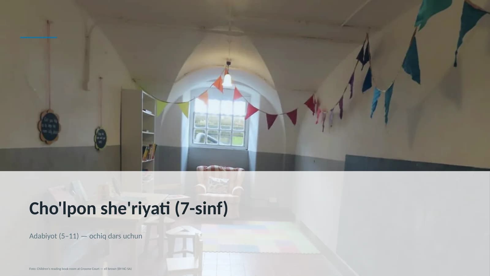 Cho'lpon she'riyati (7-sinf)