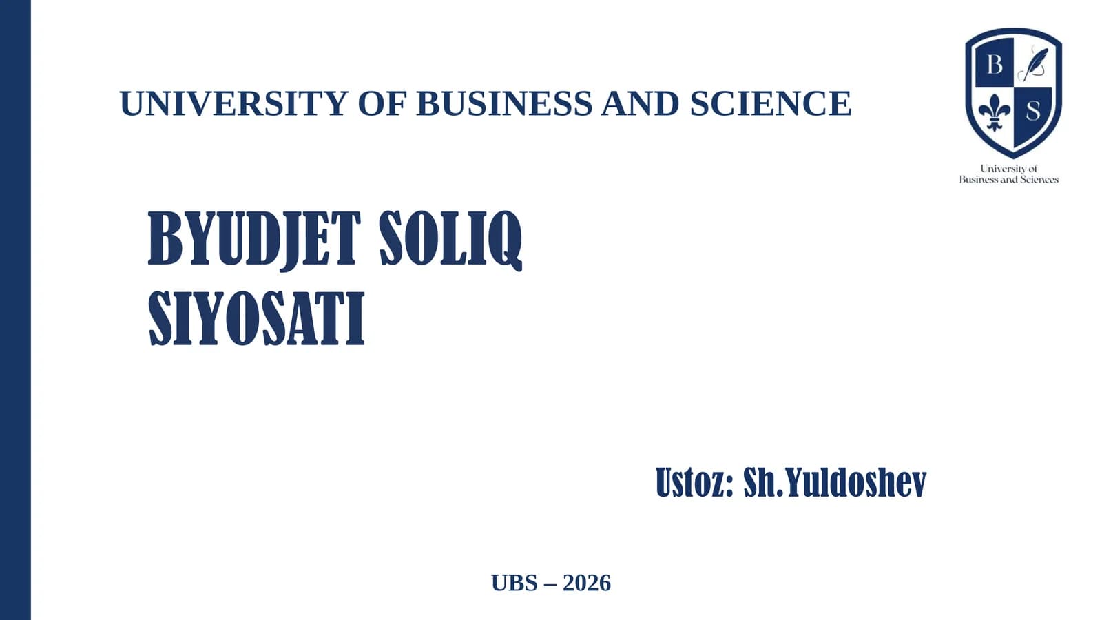byudjet soliq siyosati