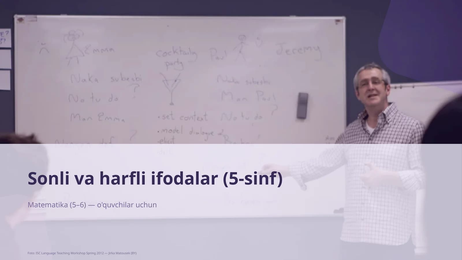 Sonli va harfli ifodalar (5-sinf)