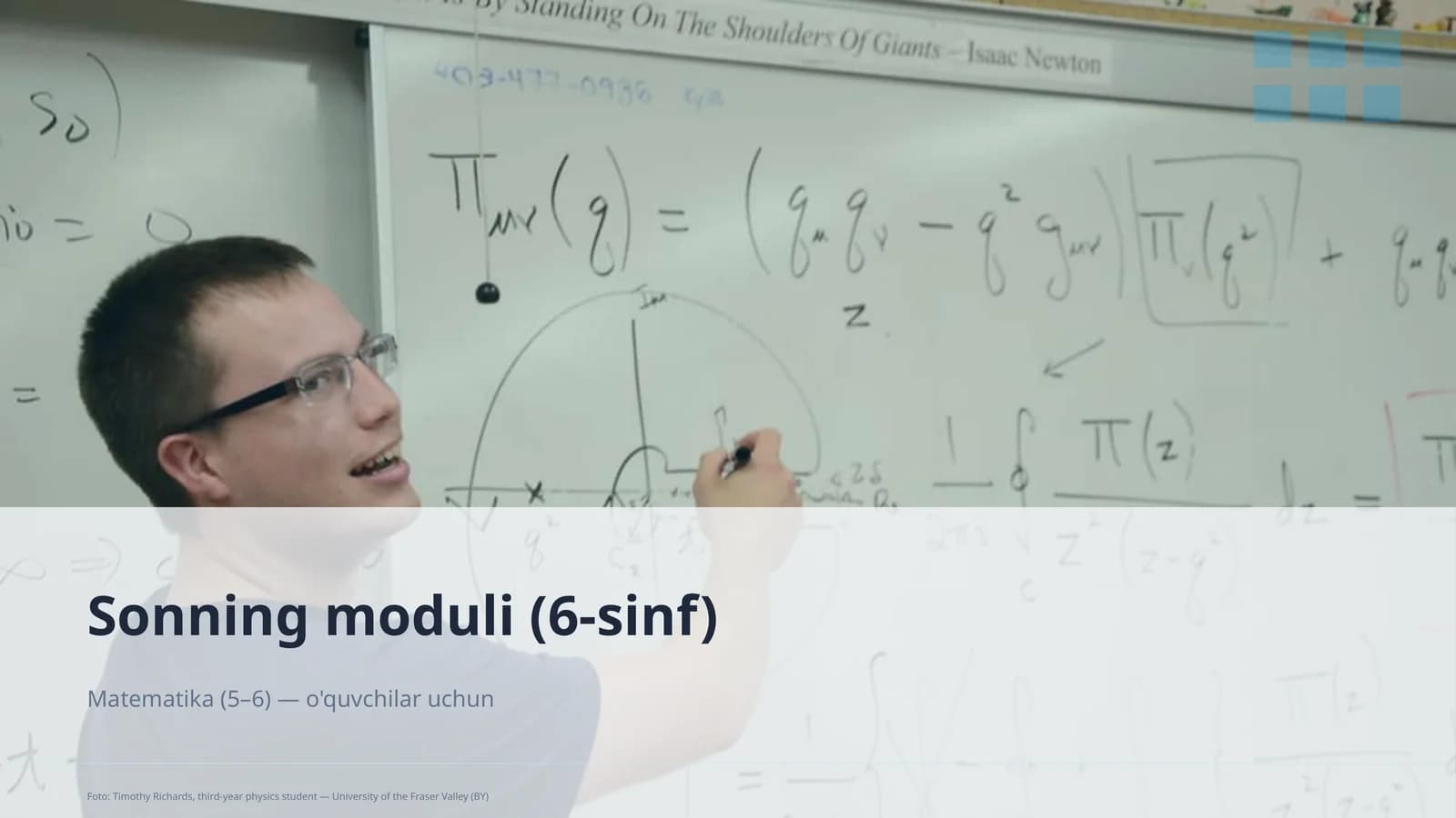 Sonning moduli (6-sinf)