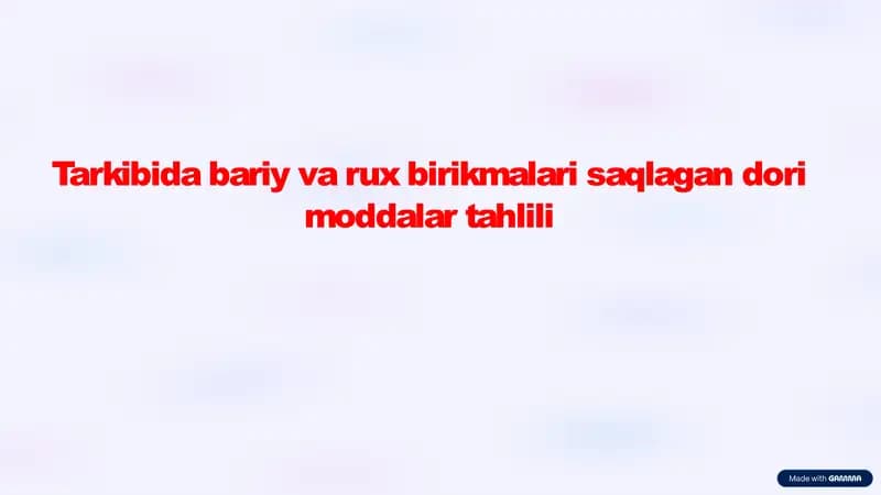Bariy sulfat