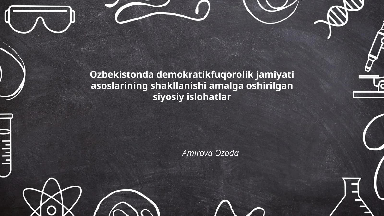 Ozbekistonda demokratikfuqorolik jamiyati asoslarining shakllanishi amalga oshirilgan siyosiy islohatlar