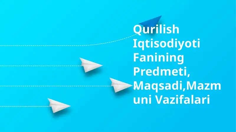 Qurilish Iqtisodiyoti
