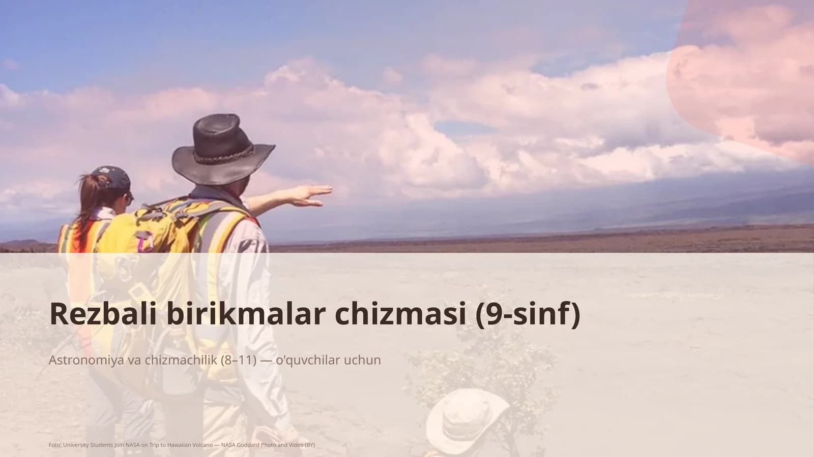 Rezbali birikmalar chizmasi (9-sinf)