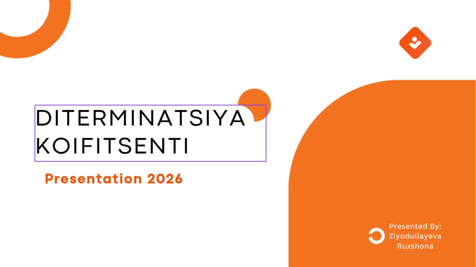 Determinatsiya koeffisent