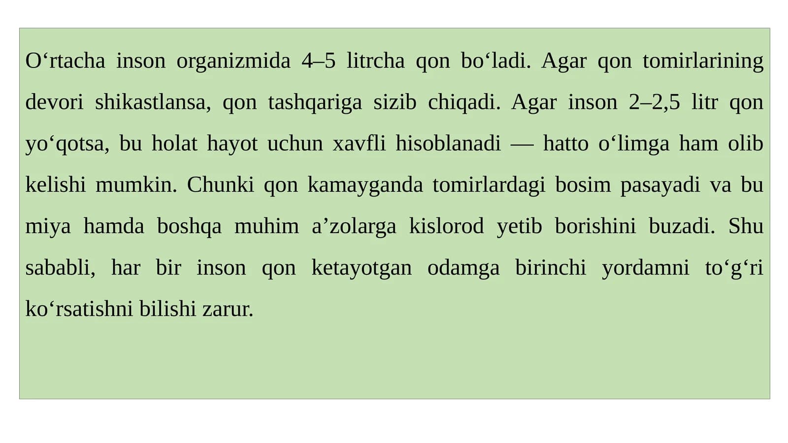 Qon ketishturlari