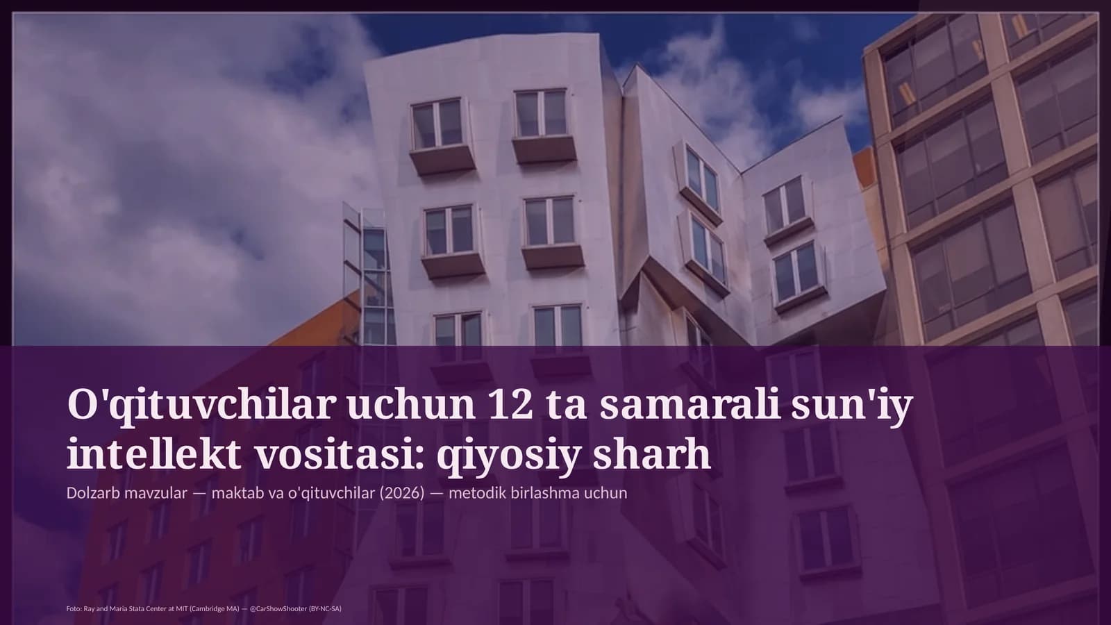 O'qituvchilar uchun 12 ta samarali sun'iy intellekt vositasi: qiyosiy sharh