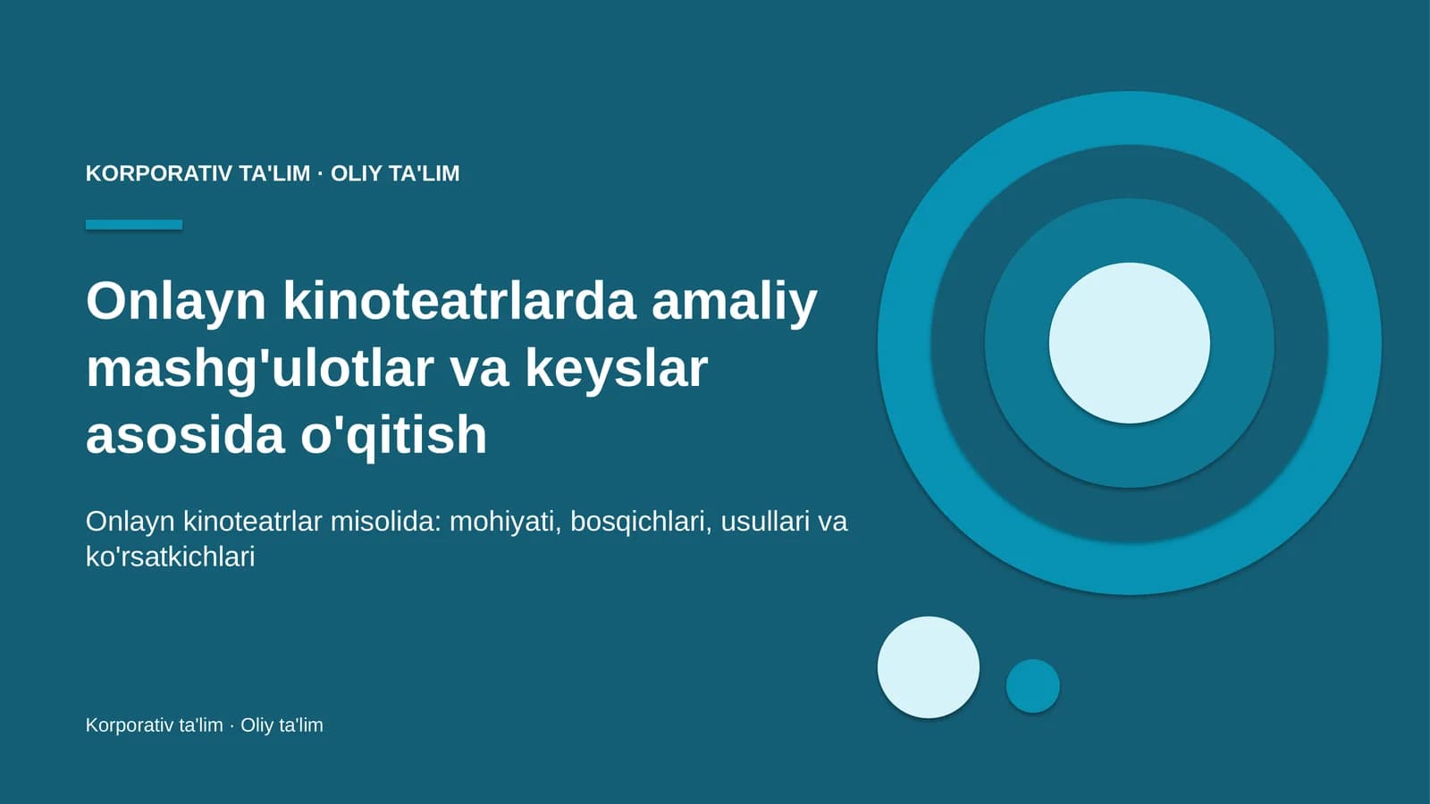 onlayn kinoteatrlarda amaliy mashg'ulotlar va keyslar asosida o'qitish 4817