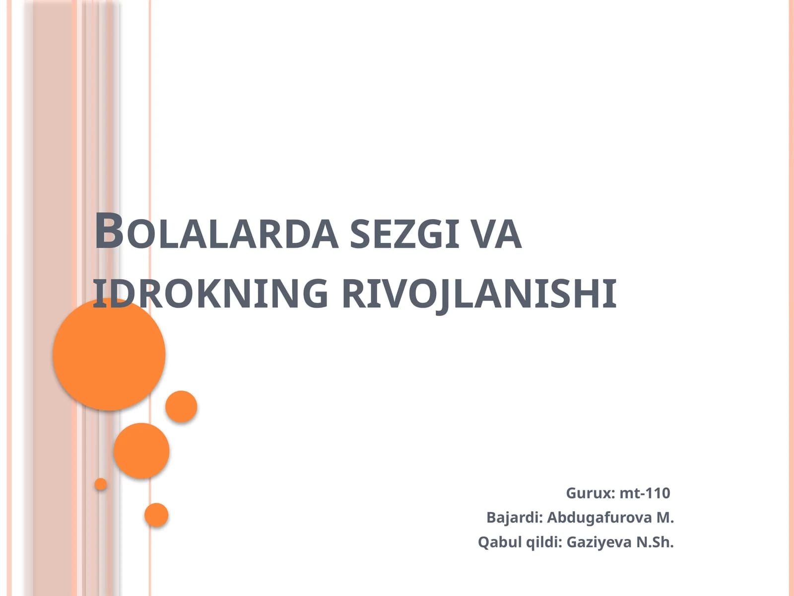 Sezgilarning tasnifi