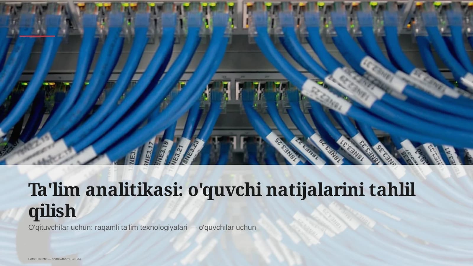 Ta'lim analitikasi: o'quvchi natijalarini tahlil qilish