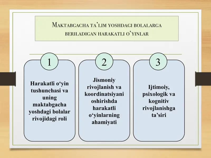 Harakatli o‘yinlar