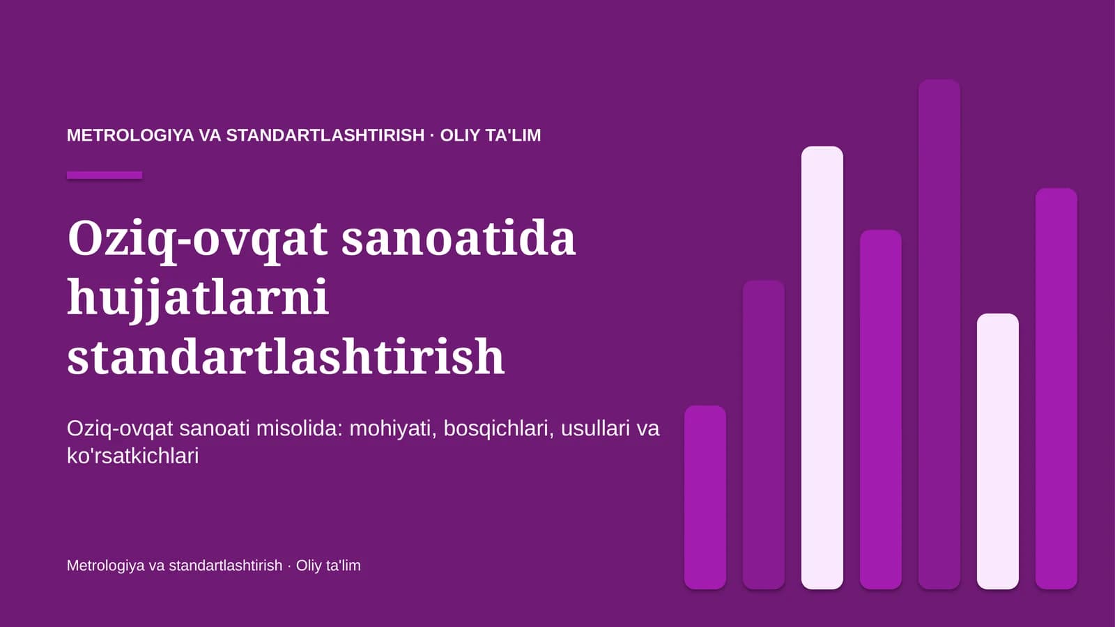 oziq ovqat sanoatida hujjatlarni standartlashtirish 4387