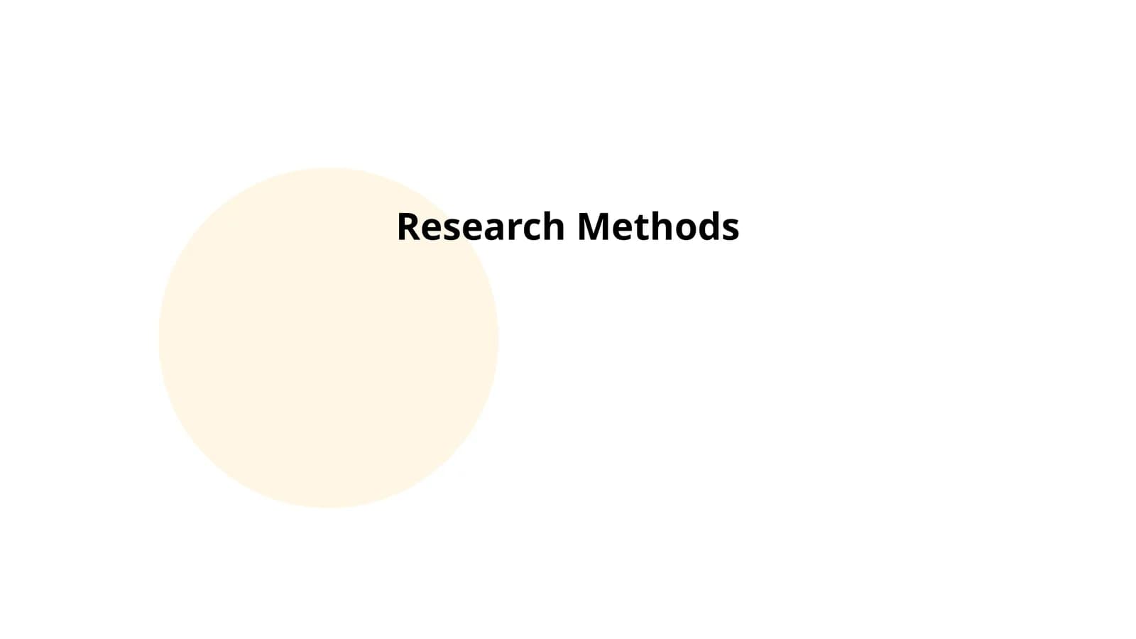 Research Methods