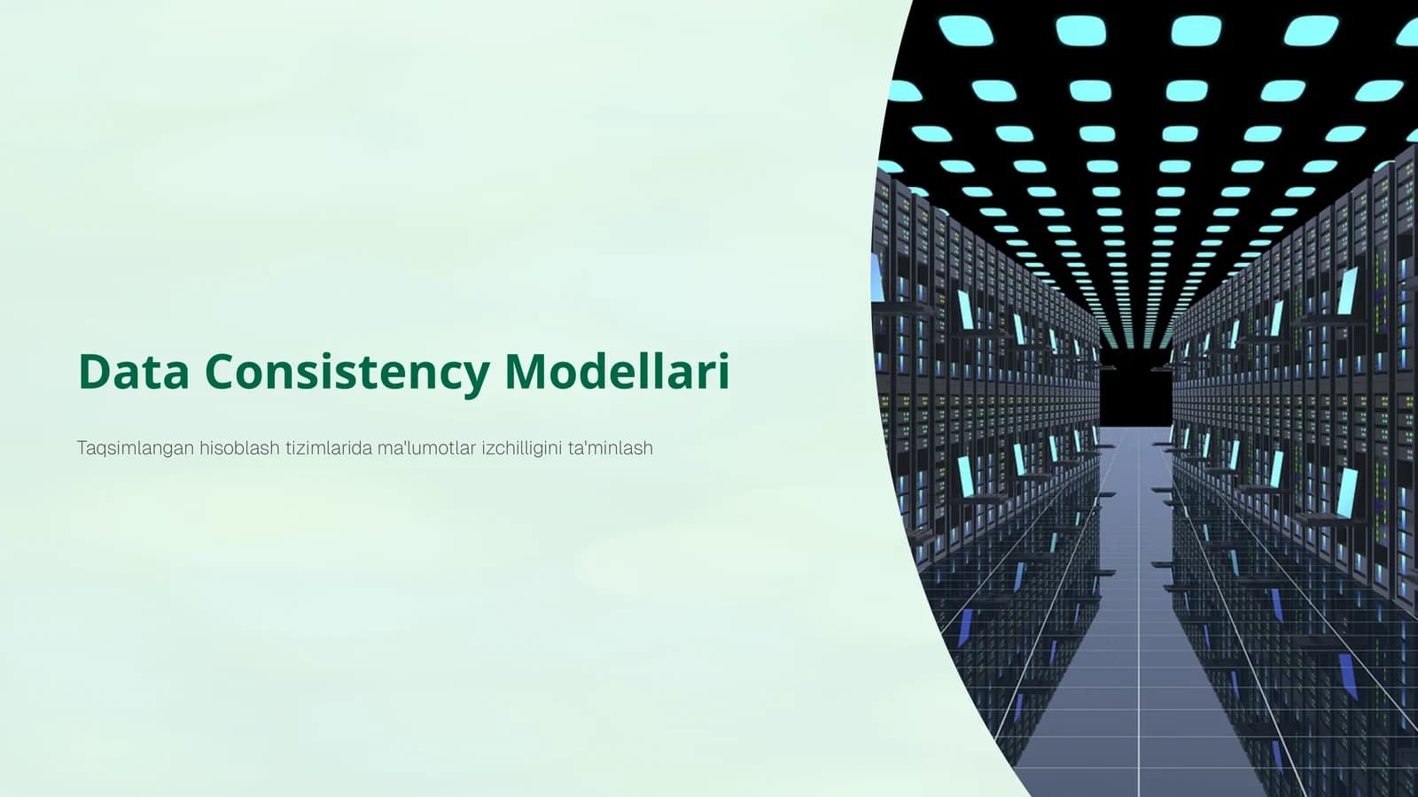 Data Consistency Modellari