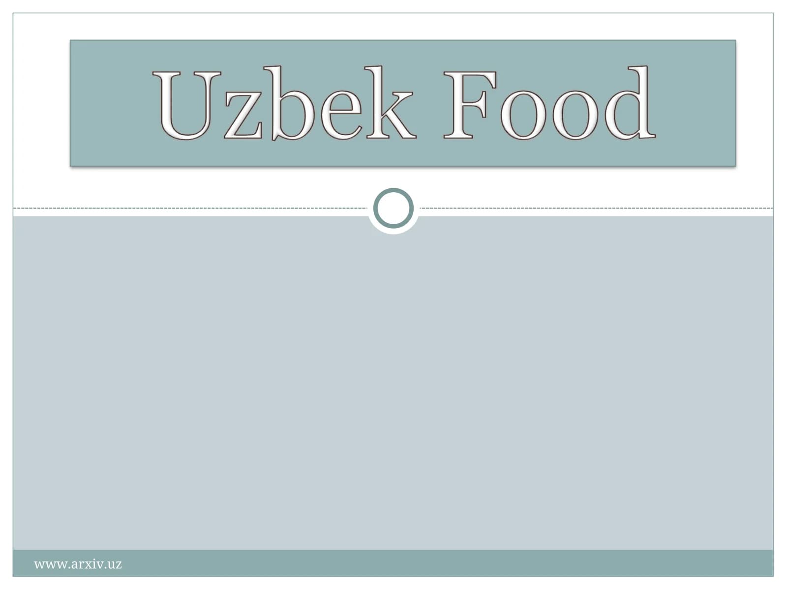 O'zbek taomlari