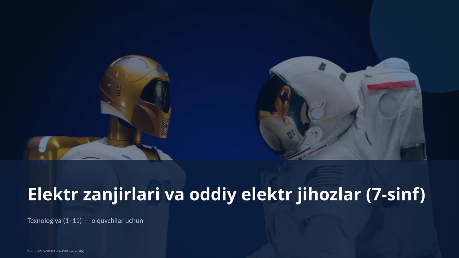 Elektr zanjirlari va oddiy elektr jihozlar (7-sinf)