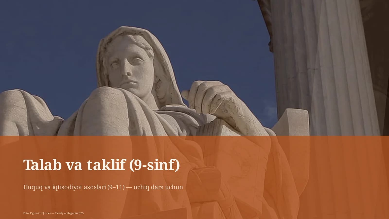 Talab va taklif (9-sinf)